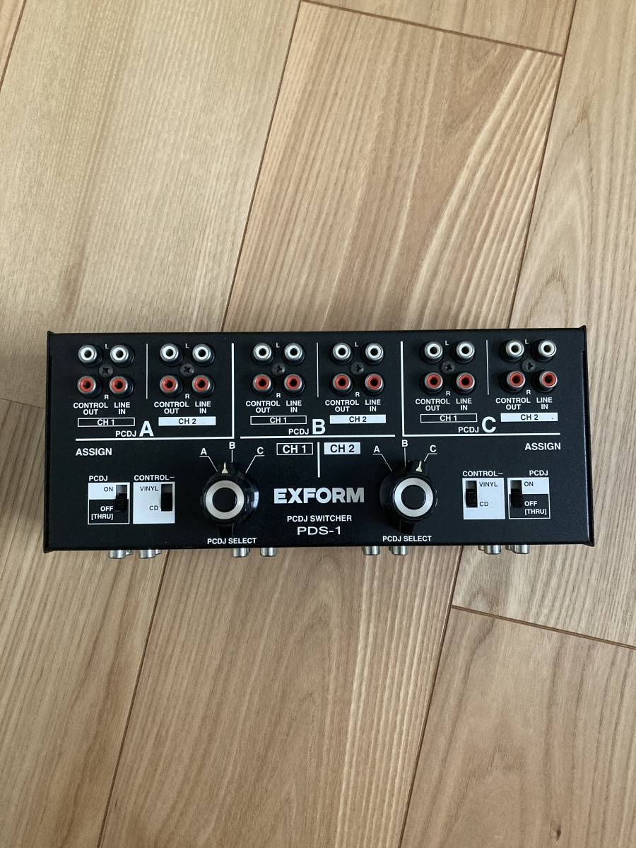 EXFORM PCDJ SWITCHER PDS-1 スイッチャー ラインセレクター DJ機材