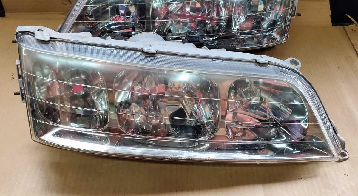 トヨタ マークII JZX100 純正 HIDヘッドライト 左右セット KOITO 22