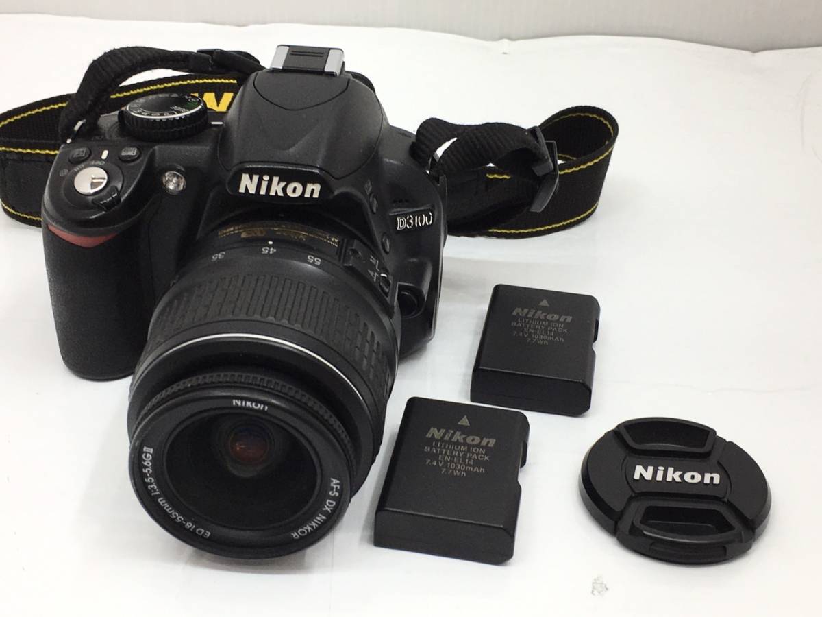 送料無料h38029 Nikon ニコン デジタル一眼 カメラ D3100本体・レンズ