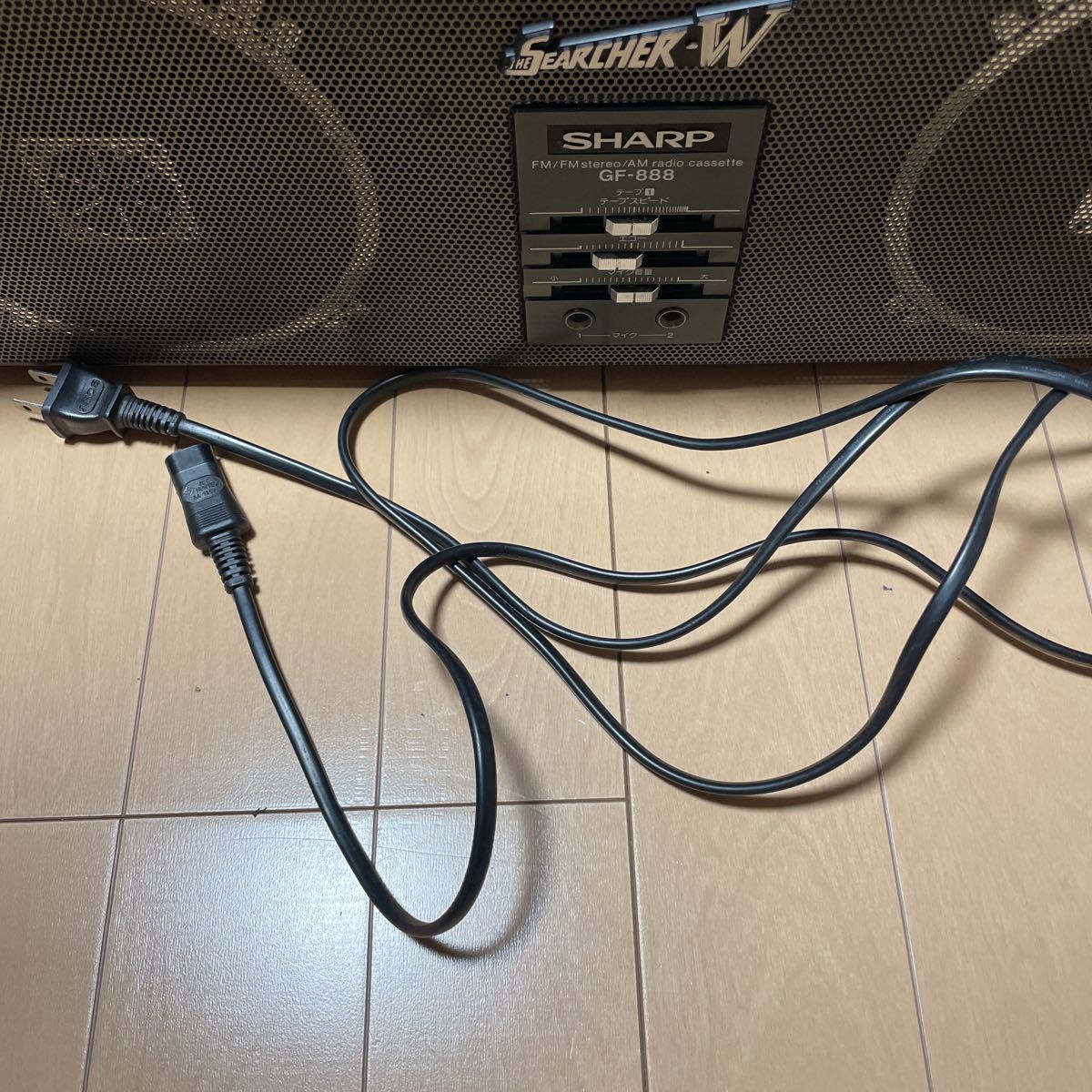 保証書有 SHARP ダブルラジカセ GF-888 シャープ ザ サーチャー