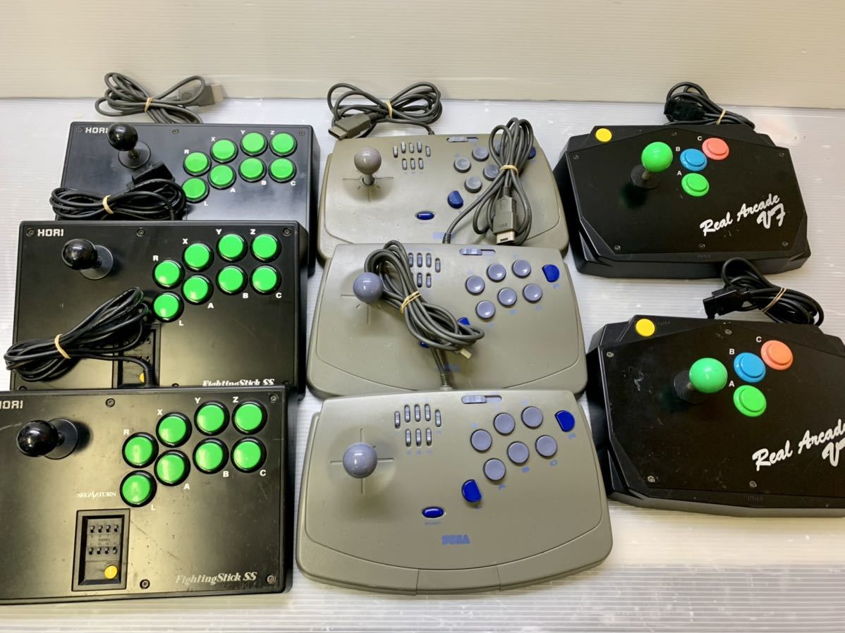SS/セガサターン用アケコン 8点まとめ売り SEGA(HSS-0104)/HORI SS/セガサターン用アケコン 8点まとめ売り SEGA(HSS-0104)/HORI