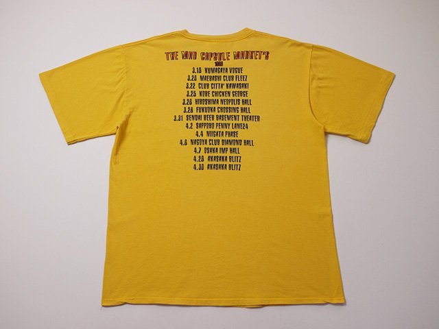 セール，高品質 オールド 90s THE MAD CAPSULE MARKETS マッドカプセルマーケッツ Tシャツ 1996 ツアーT ミクスチャー ロック バンド(Tシャツ)｜売買されたオークション情報、yahooの商品情報をアーカイブ公開 - オーク Tシャツ