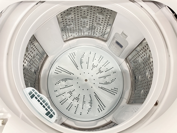 日立 BW-V70G 全自動 電気 洗濯機 2021年製 7kg ホワイト 家電 中古 楽