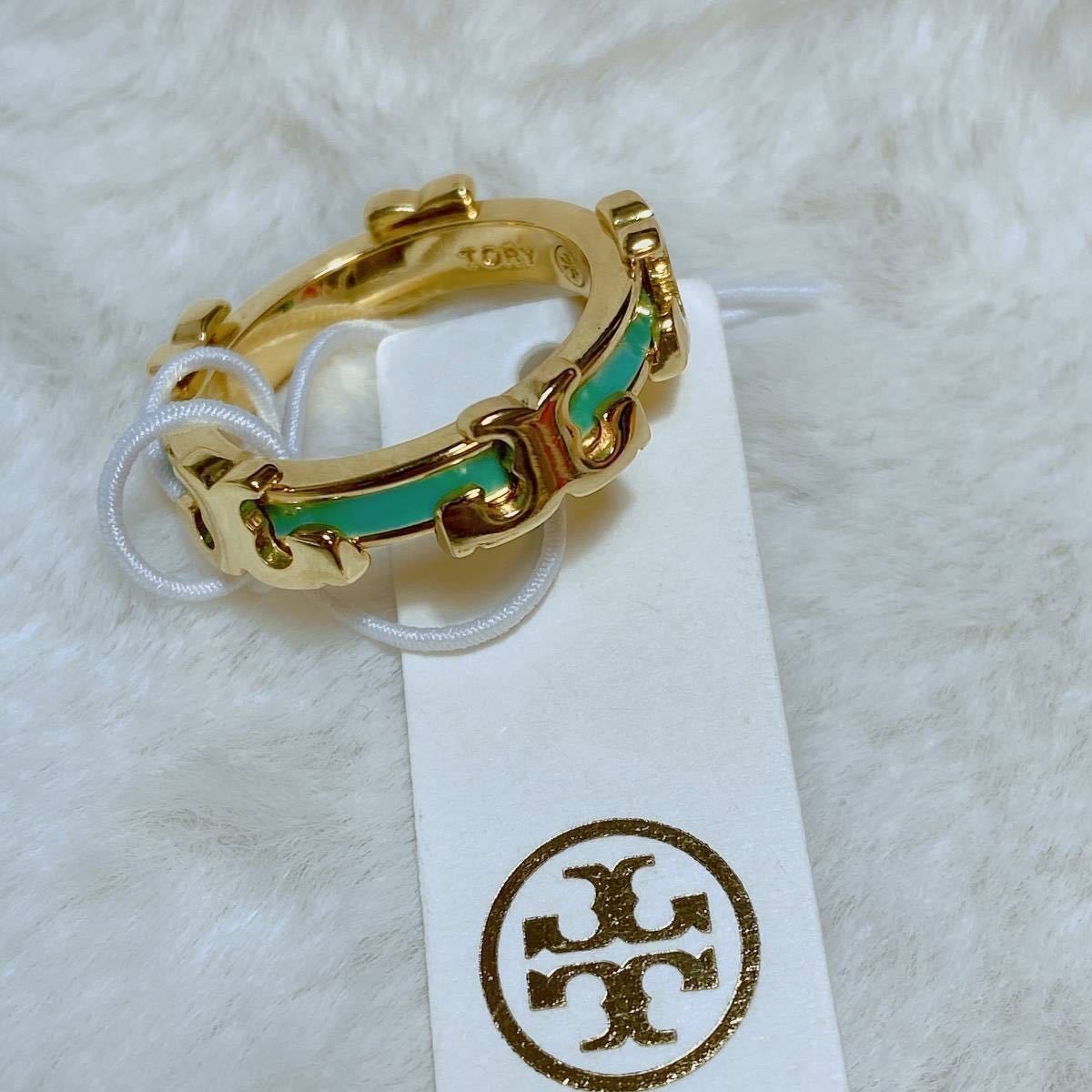  TB037-01 US7 Tory Burch トリーバーチ セリフT エナメル スタッカブル リング(トリーバーチ)｜売買されたオークション情報、yahooの商品情報をアーカイブ公開 - オークファン その他