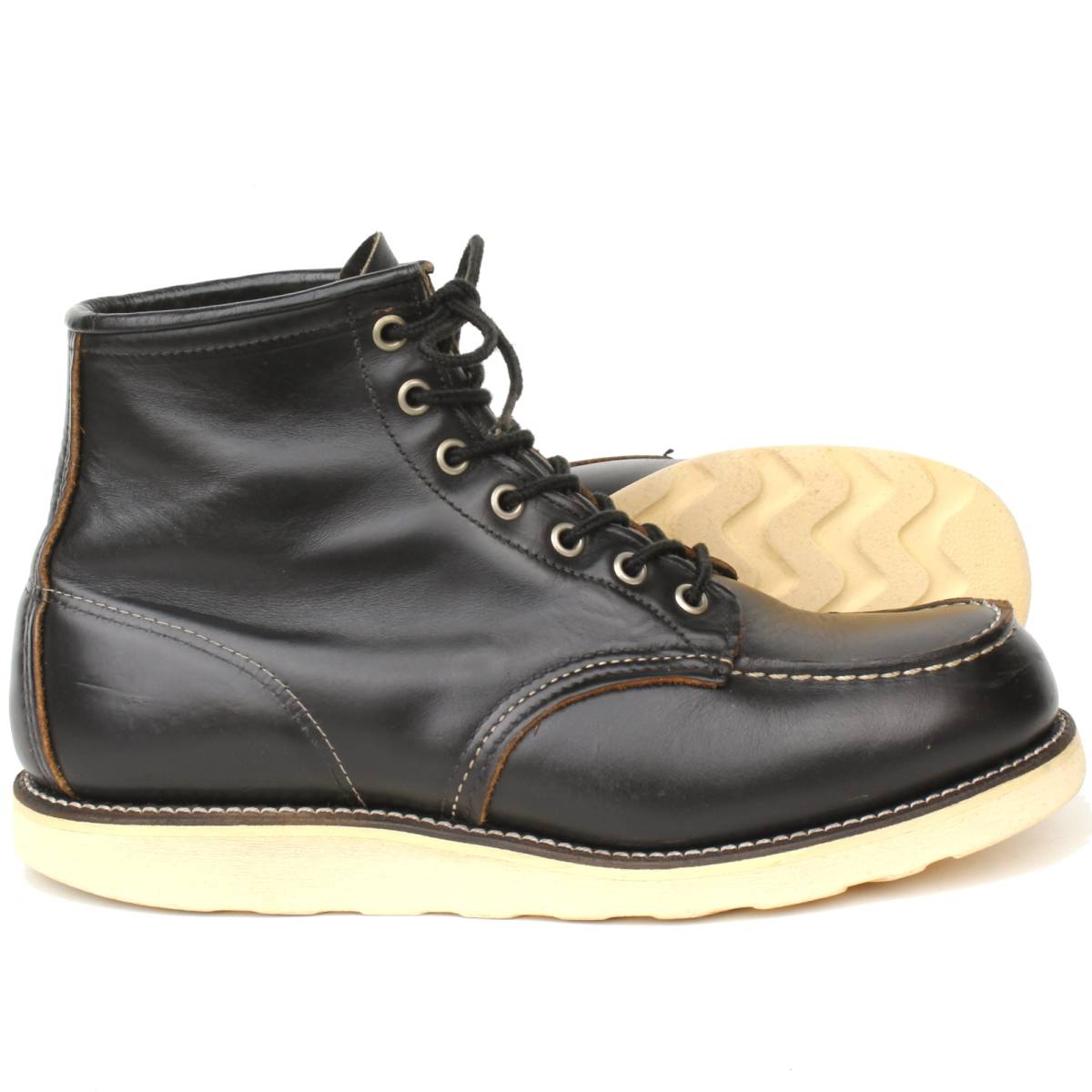 21557)極上茶芯98年製REDWING8179レッドウィング9E約27cm (四角犬タグ