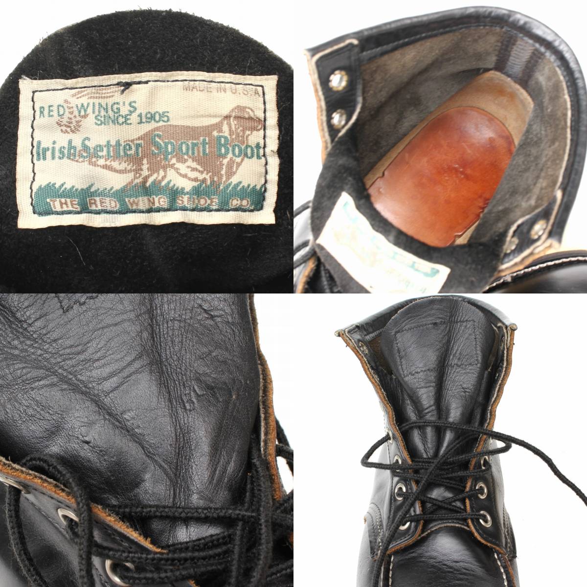 21557)極上茶芯98年製REDWING8179レッドウィング9E約27cm (四角犬タグ