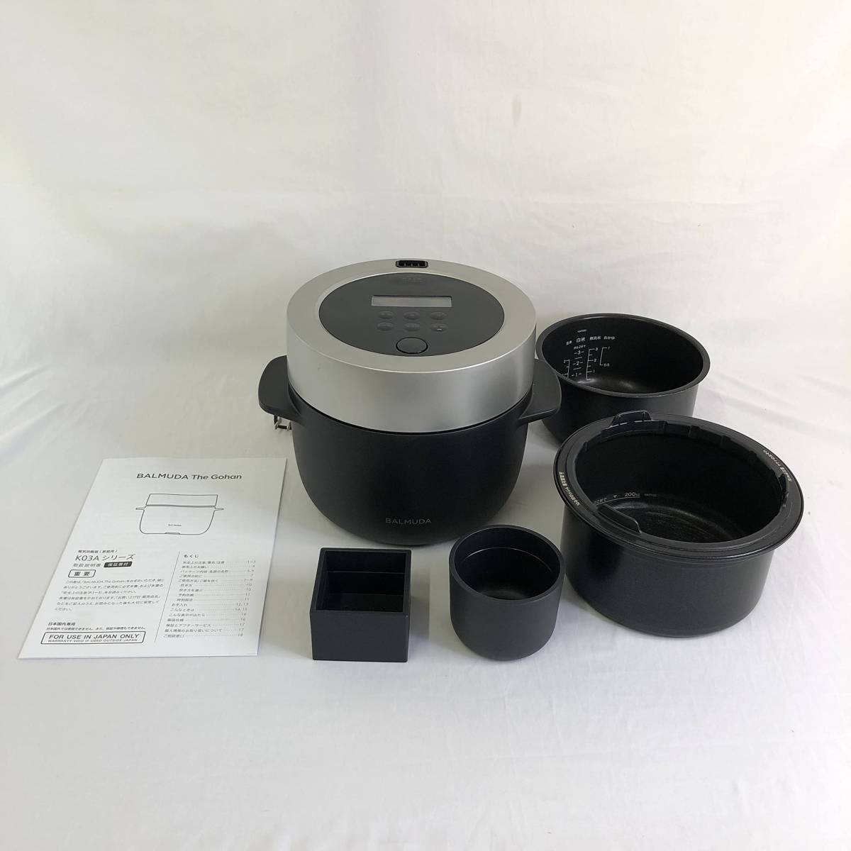 BALMUDA バルミューダ The 公式通販 バルミューダ3合炊き電気炊飯器