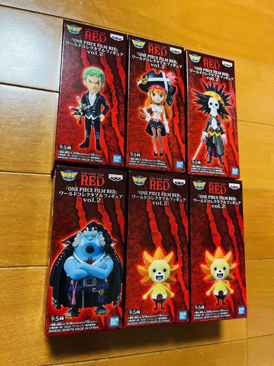 【大得価，人気SALE】 ワンピース film red ワールドコレクタブル フィギュア vol.2 全5種 ６個セット ゾロ ナミ ブルック ジンベエ サニーくん ワーコレ(その他)｜売買されたオークション情報、yahooの商品情報をアー その他