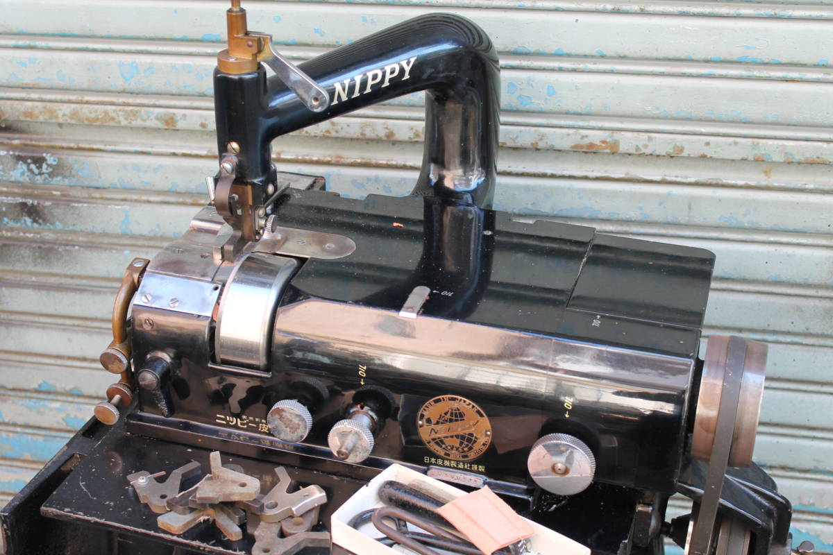 NIPPY 革漉き機 100V 革漉機 ニッピー NP-2 皮漉機 NP 初めて