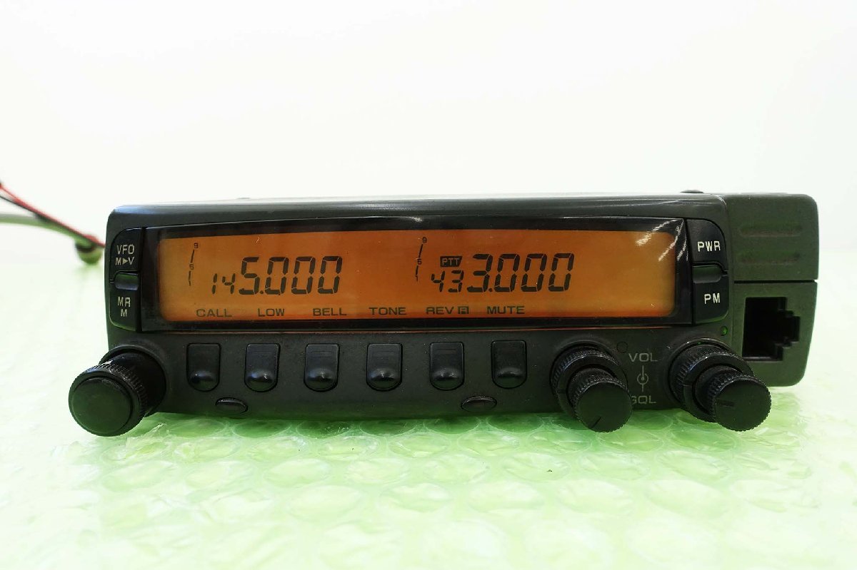 ケンウッド　144/430MHz帯モービル　TM-733GS KENWOOD TMー733GS 144/430MHz帯 FM HI パワー機 ☆ケンウッド 144