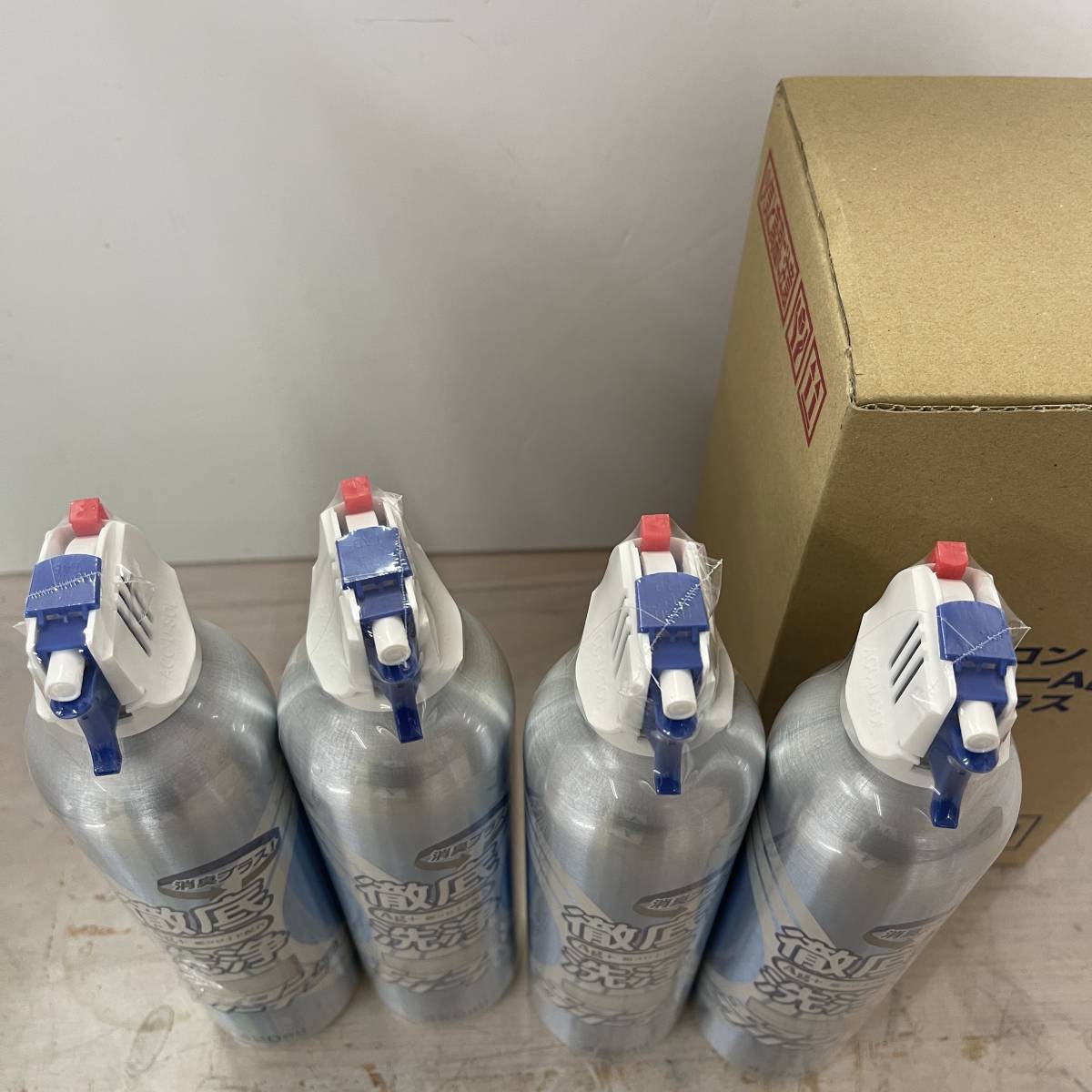 新品未開封】エアコンクリーナーAG 消臭プラス420ml 4本セット 