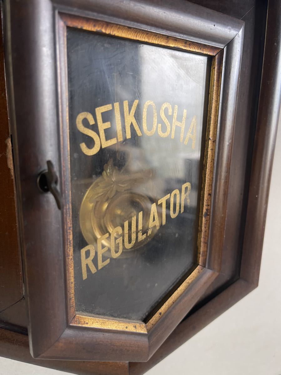 値下！精工舎SEIKO 大正五年八角形振り子時計 分解簡易整備注油済 動作良好品 65d0b7554790106d5c5a28db906b49