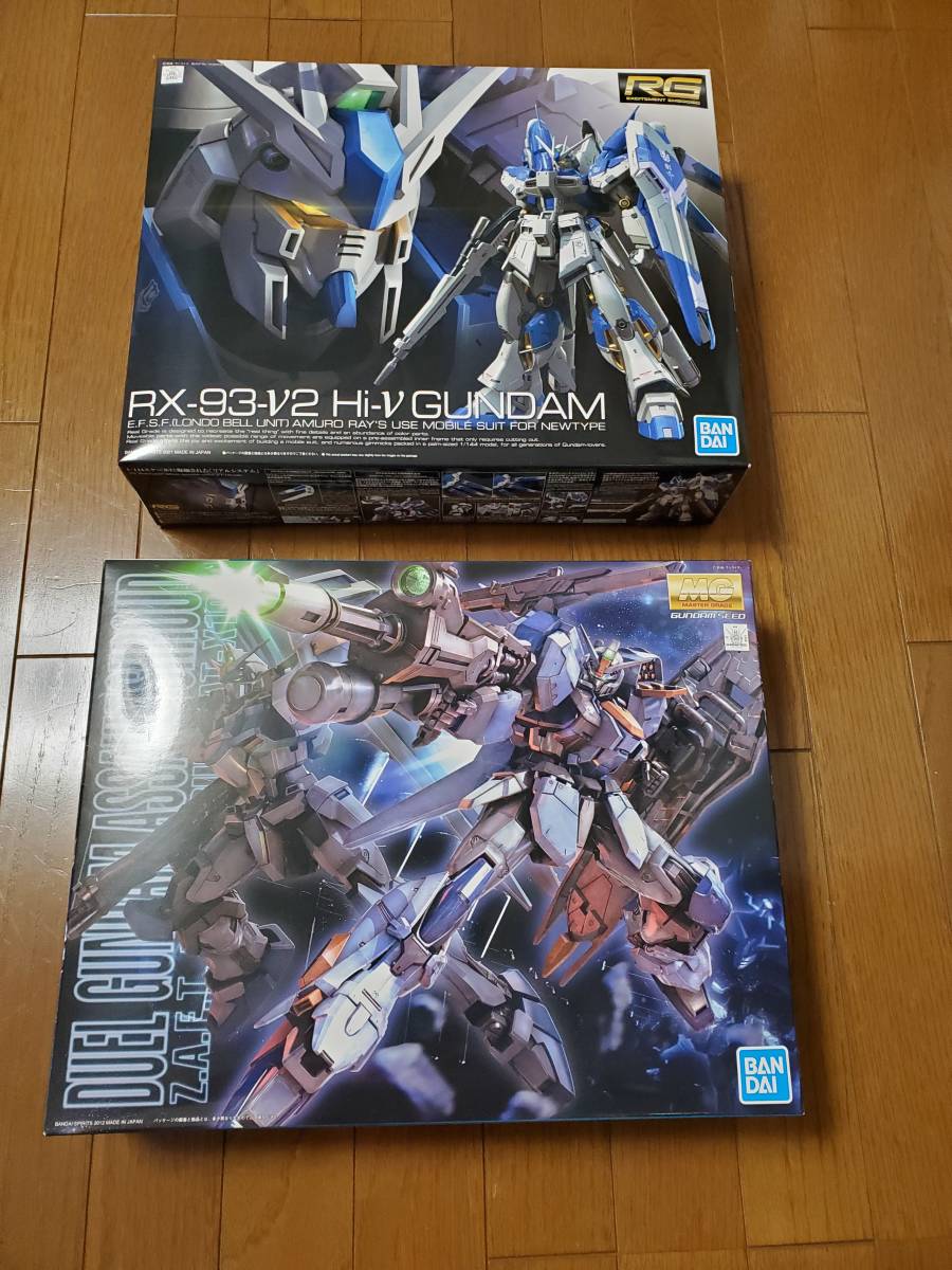 大人気，定番人気 RG1/144 Hiー&nu;ガンダム と MG1/100 デュエルガンダムアサルトシュラウド RGハイニューガンダムと MGデュエルガンダムアサルトシュラウド(完成品)｜売買されたオークション情報、yahooの商品情報 完成品