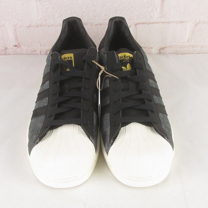 Superstar II &frasl; PRO Little SHOES LYF12949 adidas アディダス SUPERSTAR DENIM atoms スーパースター デニム アトモス スニーカー GW3470 US9 1/2 / 27.5cm 未使用