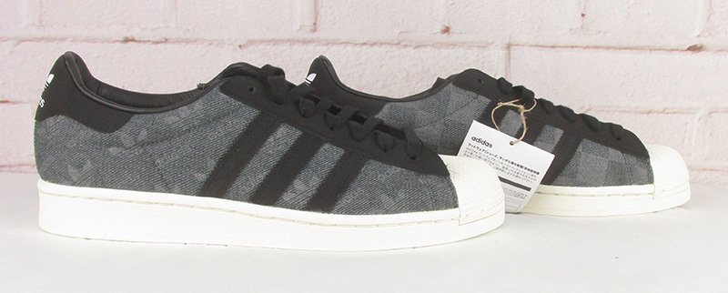 Superstar II &frasl; PRO Little SHOES LYF12949 adidas アディダス SUPERSTAR DENIM atoms スーパースター デニム アトモス スニーカー GW3470 US9 1/2 / 27.5cm 未使用