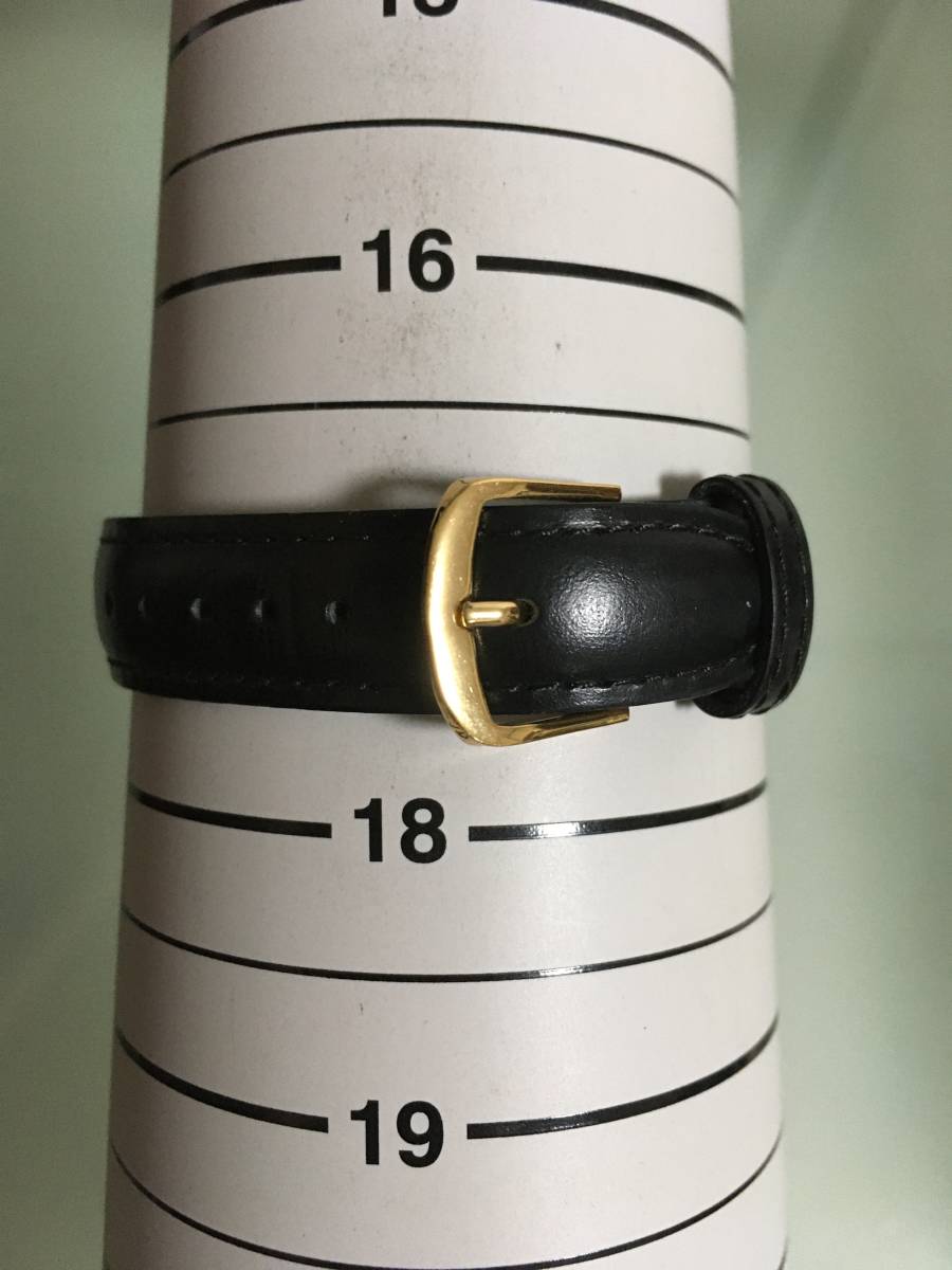 ロンジン スクエア ゴールド文字盤 LONGINES クォーツ 腕時計 QZ 稼動