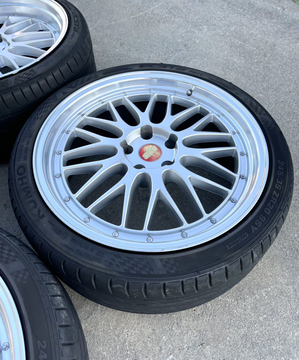 売り切り! 美品 BBS LM タイプ 20インチ アルミホイール 8.5J +25 10J 