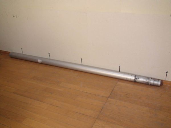 19962 看板　掲揚　こいのぼり　監視カメラ　用途多彩　2115mmかける5段かける太さ82mm程度　ごくぶと