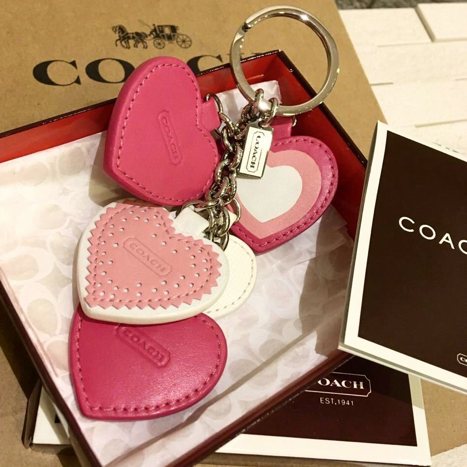 超激得，限定SALE 箱入り コーチ COACH ハート キーホルダー キーリング 大きめ(コーチ)｜売買されたオークション情報、yahooの商品情報をアーカイブ公開 - オークファン コーチ