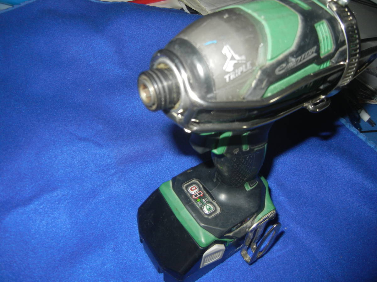 Hitachi 日立工機 18Vインパクトドライバー WH 18DDL2 ジャンク(本体 