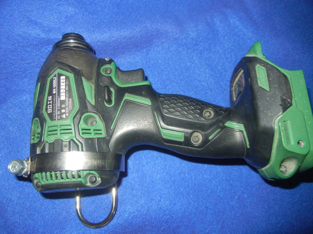 Hitachi 日立工機 18Vインパクトドライバー WH 18DDL2 ジャンク(本体 