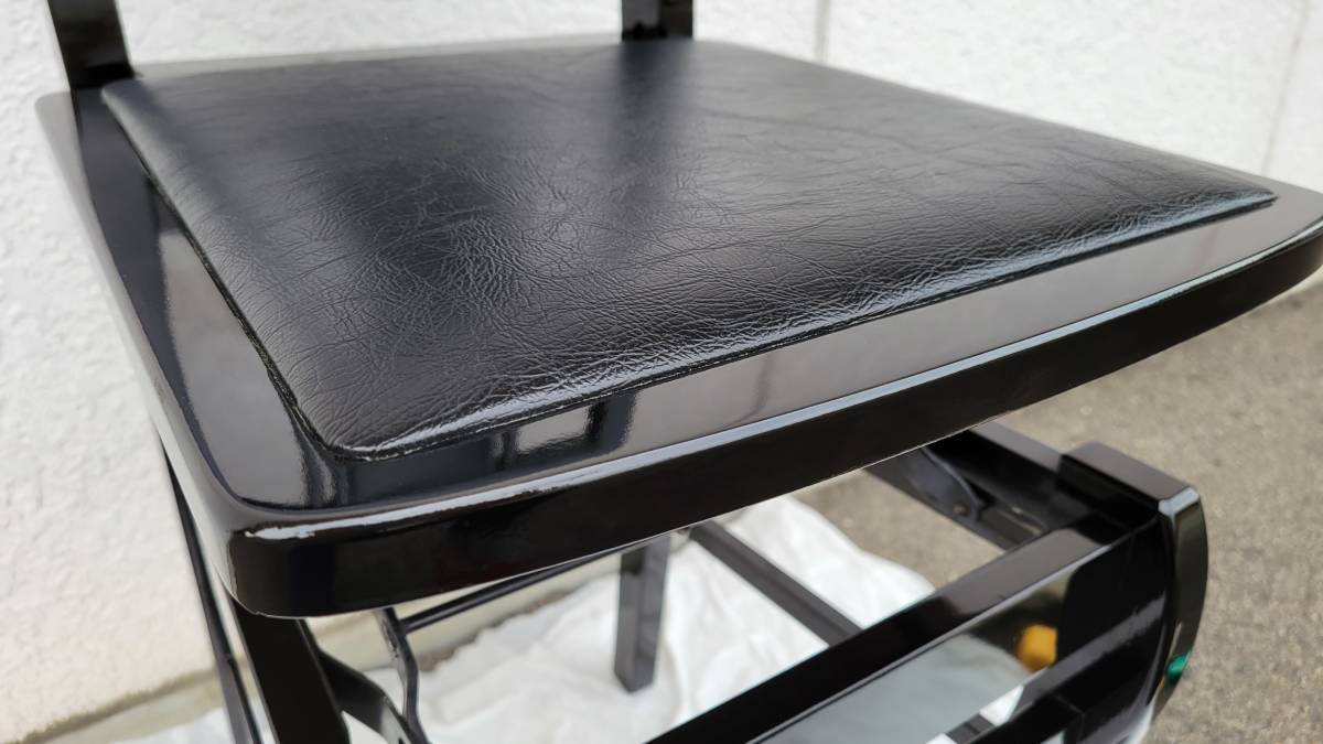ITO トムソン椅子 ピアノイス トムソンイス 高さ調整可 背もたれ付き 
