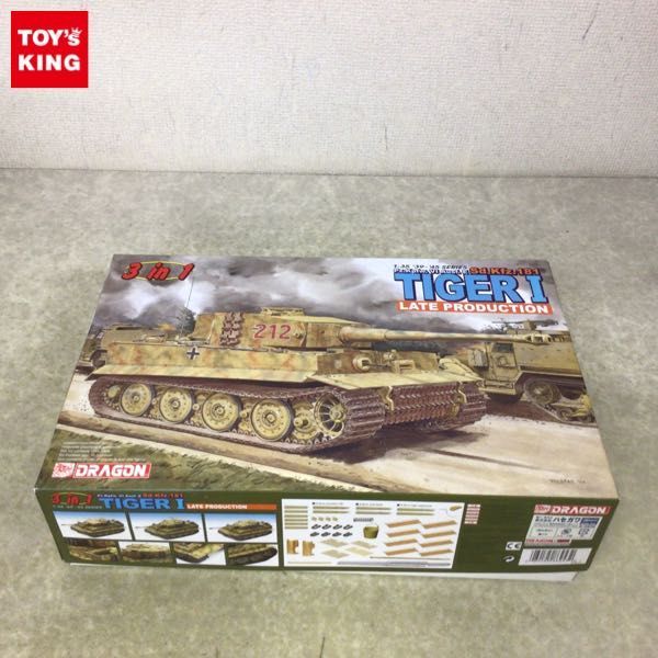  1円〜 ドラゴン 1/35 ドイツ重戦車Pz.Kpfw.VI Ausf.E ティーガーI 後期生産型 3in1(プラモデル)｜売買されたオークション情報、yahooの商品情報をアーカイブ公開 - オークファン その他