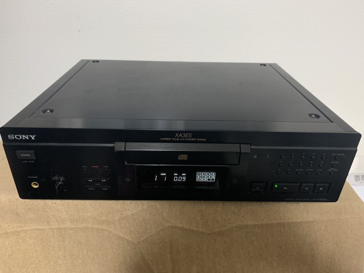 SONY CDプレーヤー CDP-XA3ES通電のみ確認動作未確認ジャンク