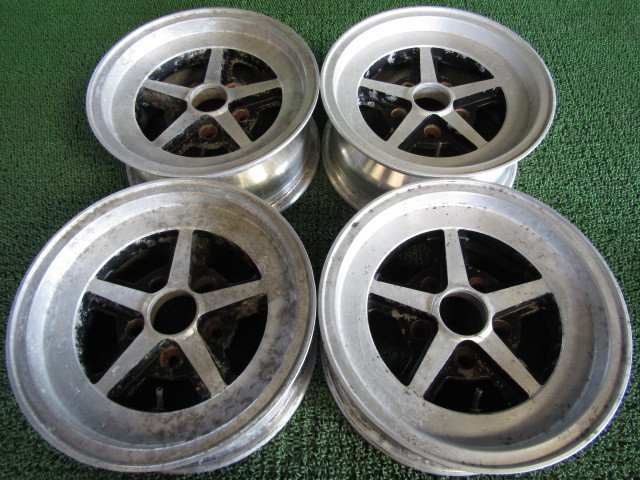 限定セール，お得 A2626 WORK Equip 5spoke ワーク エクイップ 14インチ 6J+10 114.3-5H 4本set ジャンク品 クラウン セドリック グロリア等 旧車カスタム(社外品)｜売買されたオークション情報、yahooの商品情報をアーカイ 5穴