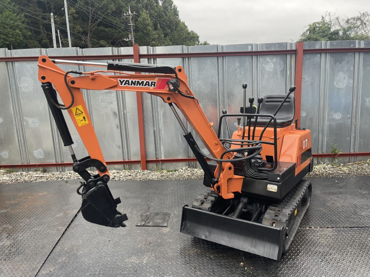 ヤンマー★YANMAR★B07(PC03-1)★ミニユンボ★軽油★349時間★ ヤンマー B07 中古ミニユンボ 油圧ショベル (コマツ PC03-1と同じ