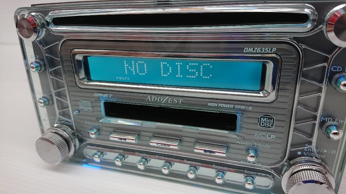 ADDZEST アゼスト DMZ635LP CD MD プレーヤー オーディオ デッキ