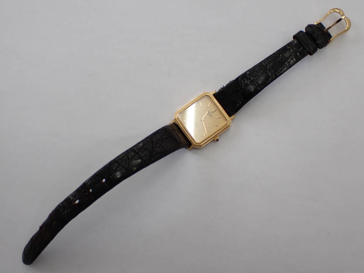 稼働品】SEIKO セイコー エクセリーヌ クォーツ 腕時計 文字盤シェル
