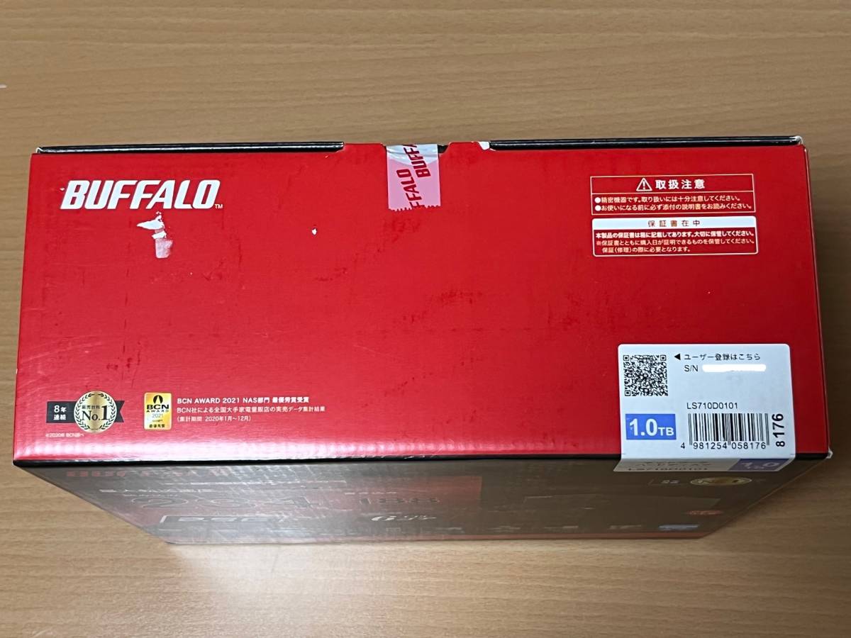 BUFFALO 1TB　ハードディスク 送料無料【新品/未開封】BUFFALO 1TB ネットワーク対応ハードディスク