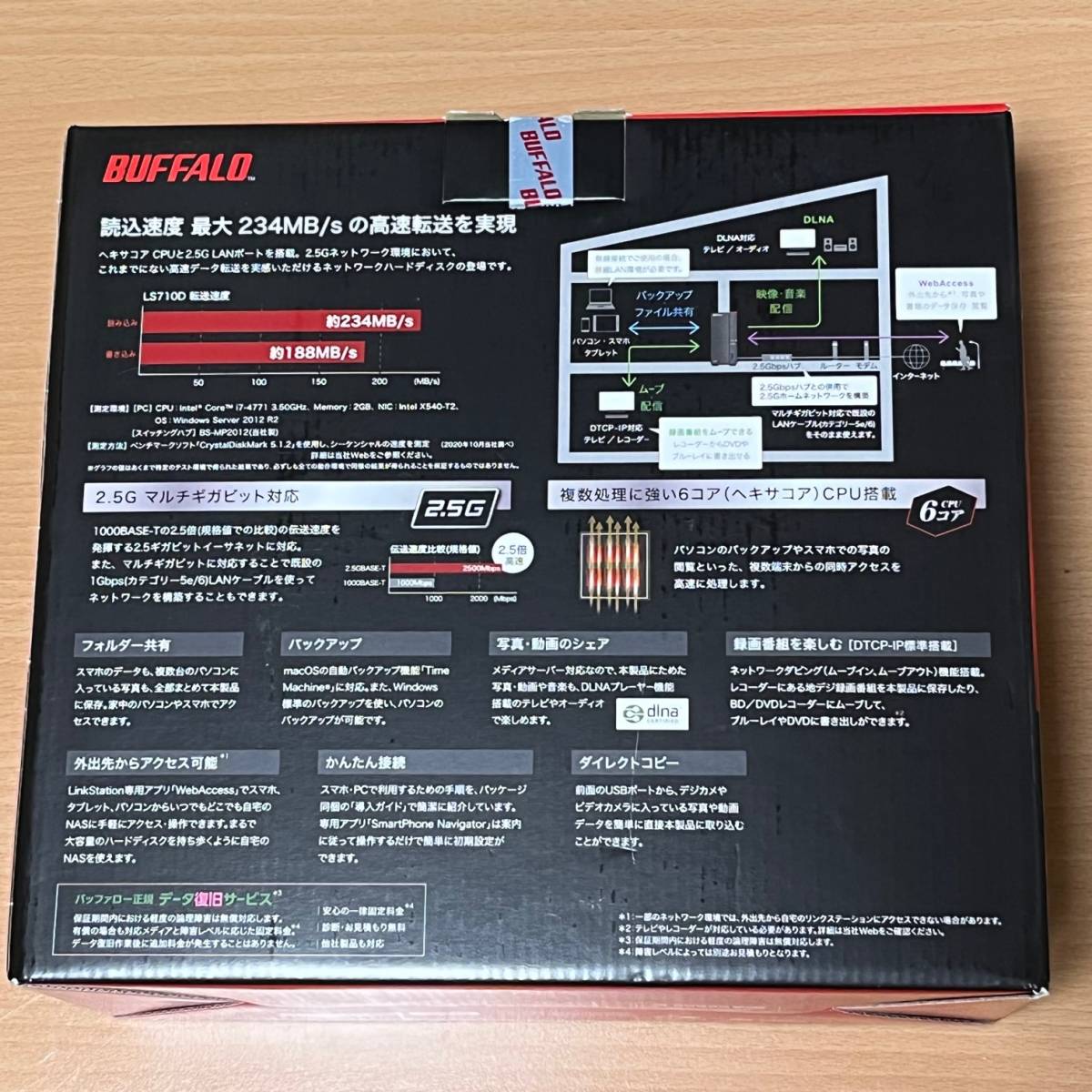 送料無料【新品/未開封】BUFFALO 1TB ネットワーク対応ハードディスク