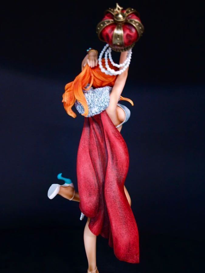 ワンピース ナミ フィギュア リペイント マント取り外し可能 瞳修正