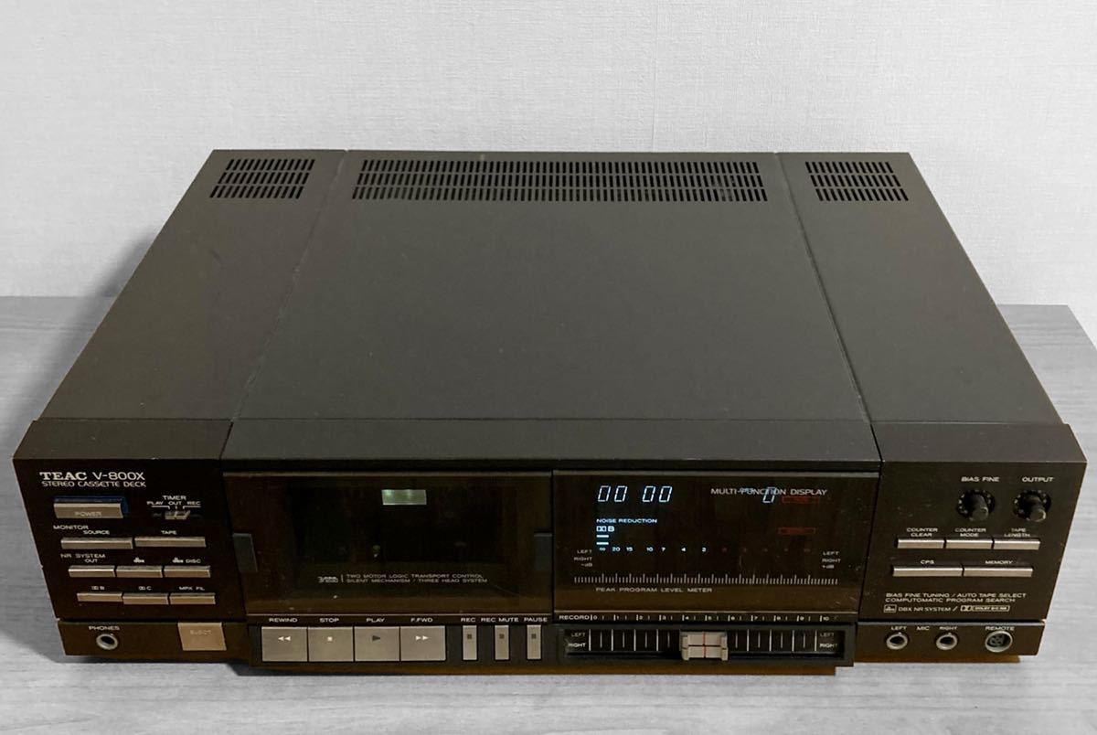 TEAC V-800X ステレオカセットデッキ - カセットデッキ ティアック