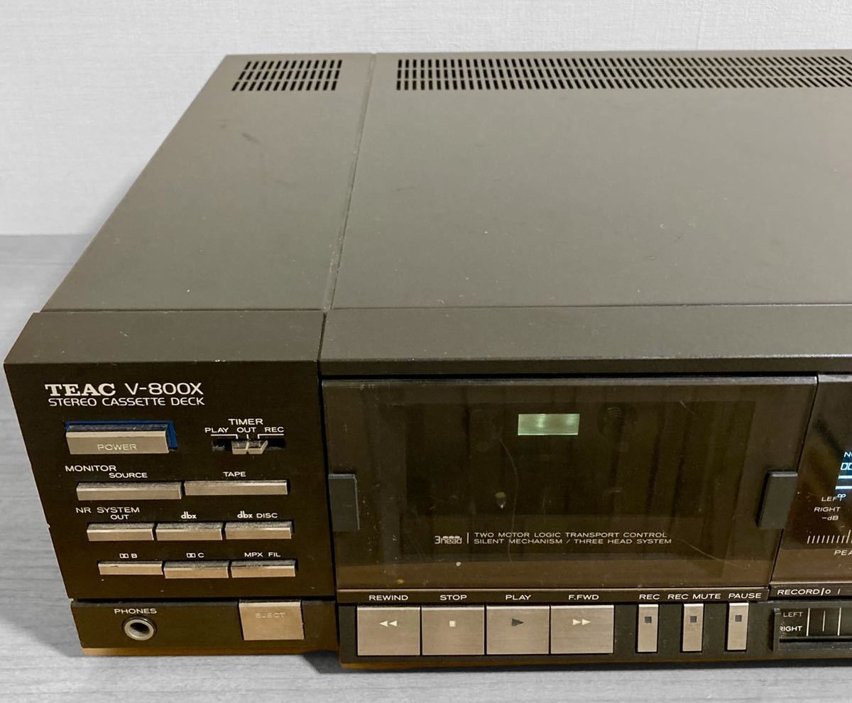 TEAC V-800X ステレオカセットデッキ - カセットデッキ ティアック
