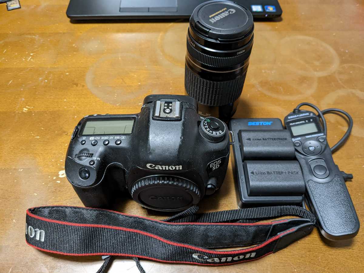 高品質，新作登場 Canon EOS5D markⅢ すぐに使えるレンズとレリーズ バッテリー付(キヤノン)｜売買されたオークション情報、yahooの商品情報をアーカイブ公開 - オークファン キヤノン