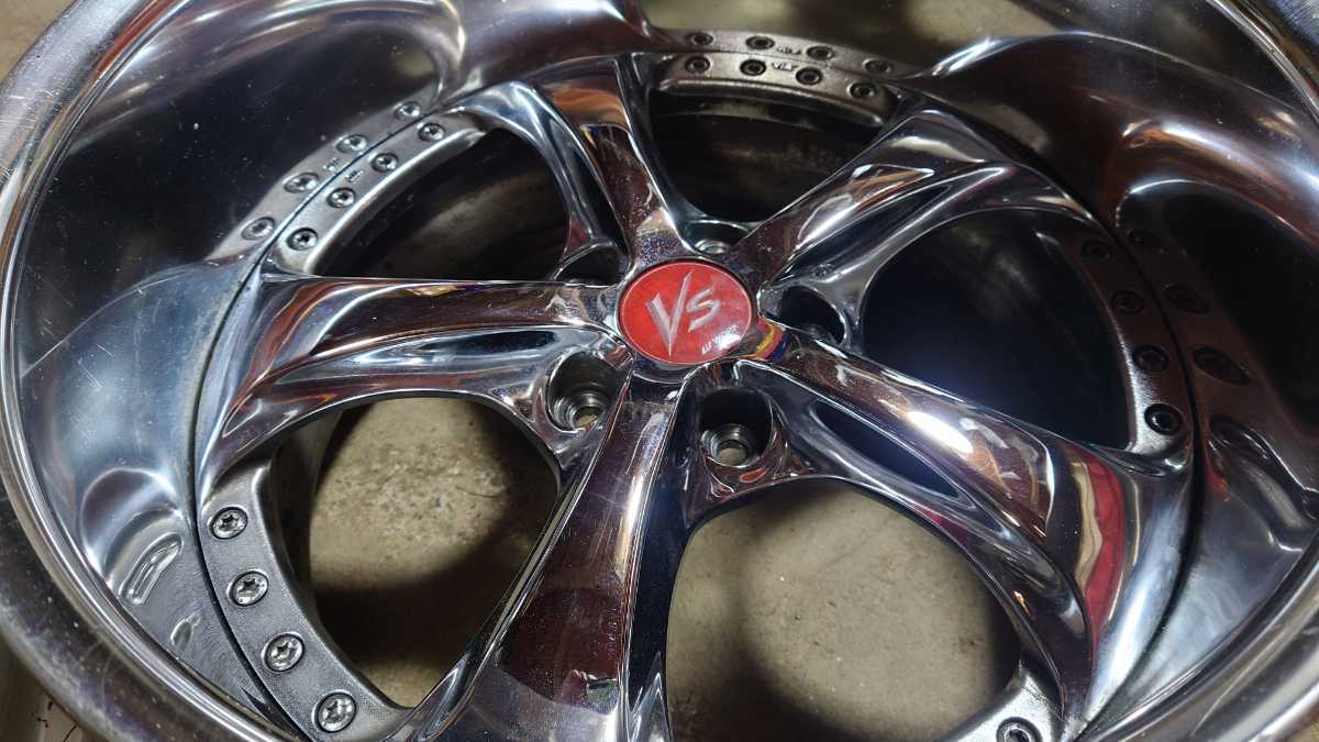 WORK VS KF 11J-5 深リム メッキ Yahoo!オークション - WORK VS KF 11J 