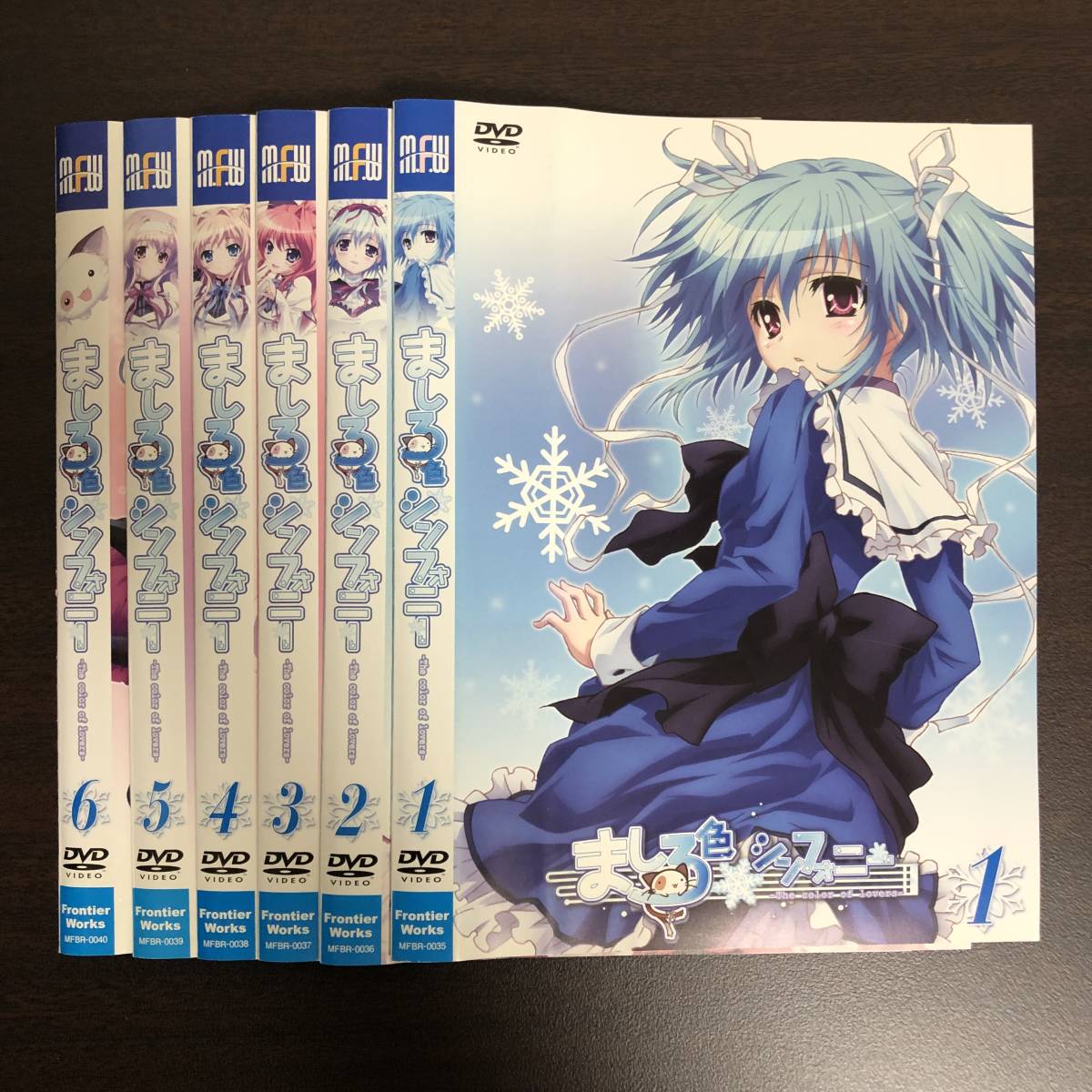レンタル使用済】DVD アニメ ましろ色シンフォニー 全6巻 水島大宙 