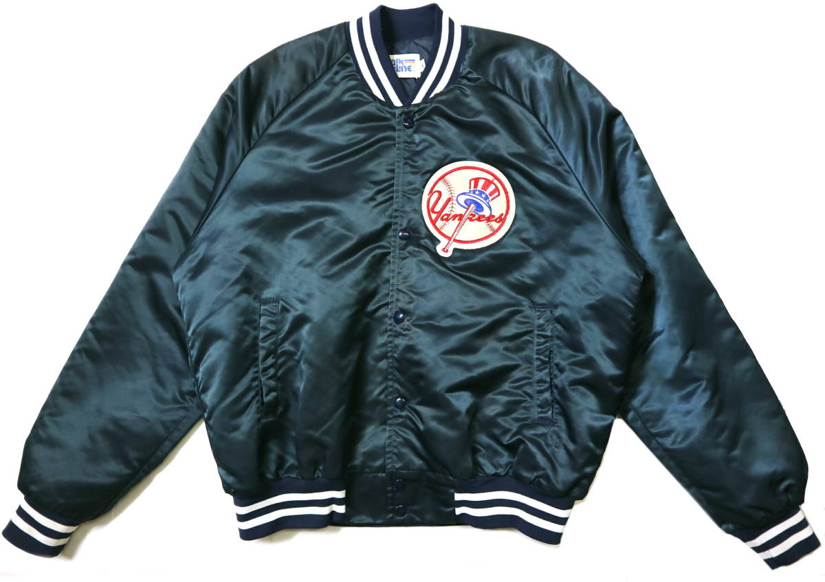 Chalk USA製 ナイロン 90s Line スタジャン University Carolina East 