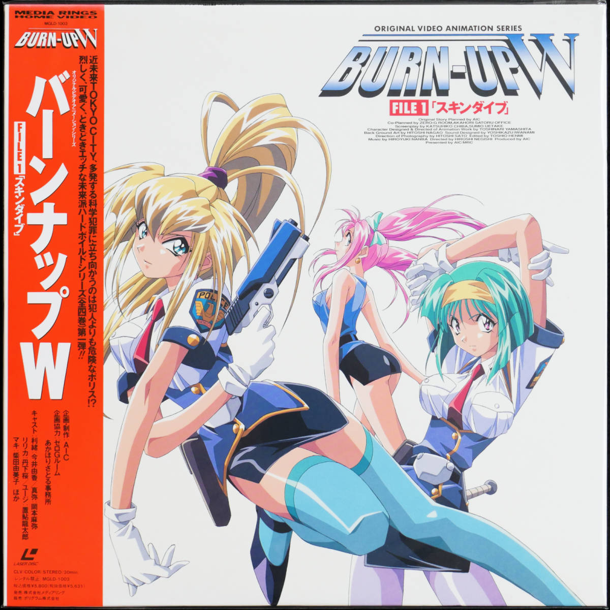 BURN UP! W レーザーディスク 5枚セット BURN UP! W レーザーディスク 5枚セット BURN UP! W レーザーディスク