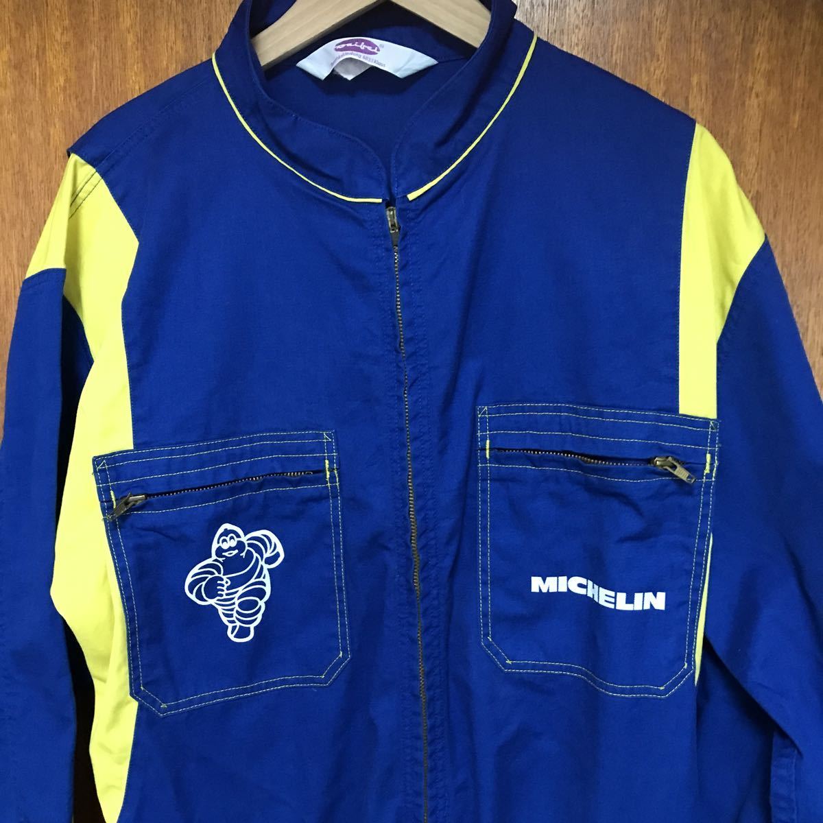 美品MICHELINミシュランブルー長袖ツナギ貴重限定廃盤vintage56サイズ
