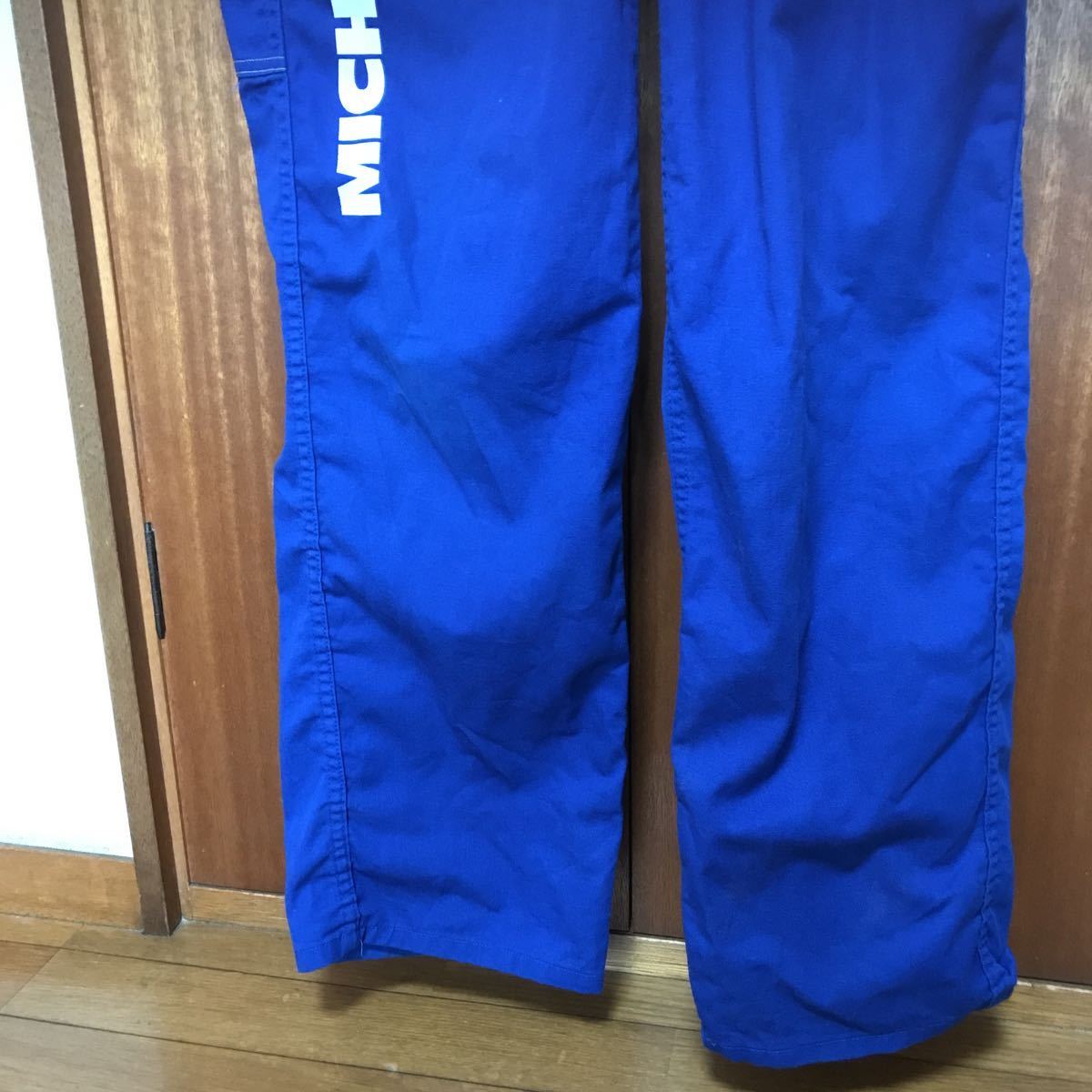 美品MICHELINミシュランブルー長袖ツナギ貴重限定廃盤vintage56サイズ