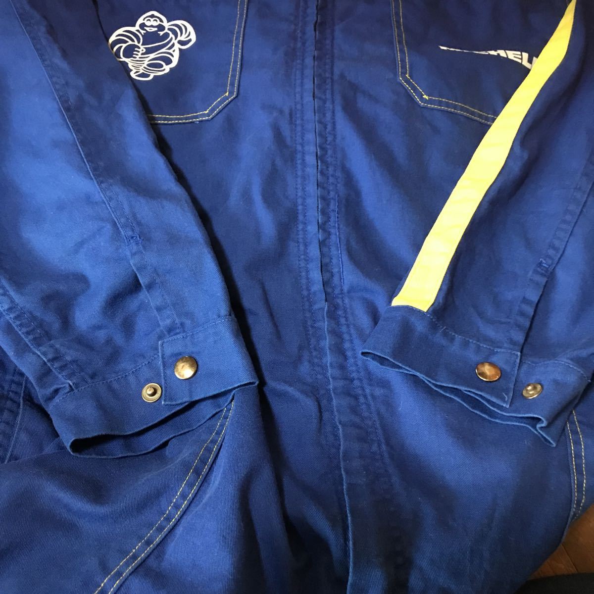 美品MICHELINミシュランブルー長袖ツナギ貴重限定廃盤vintage56サイズ