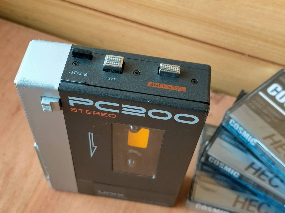 ☆マランツ UNIX PC200 ポータブルカセットプレーヤー ジャンク品 ◎カセットプレイヤー UNIX PC200 昭和レトロ/可動品ジャンク(再生専用