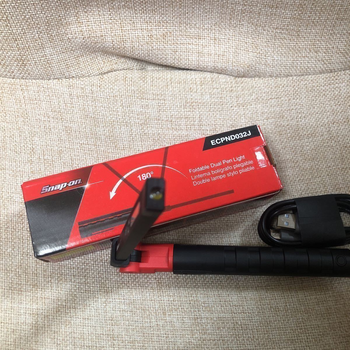 新品 新型 大人気 スナップオン LED作業灯 ECPND032J レッド Snap-on