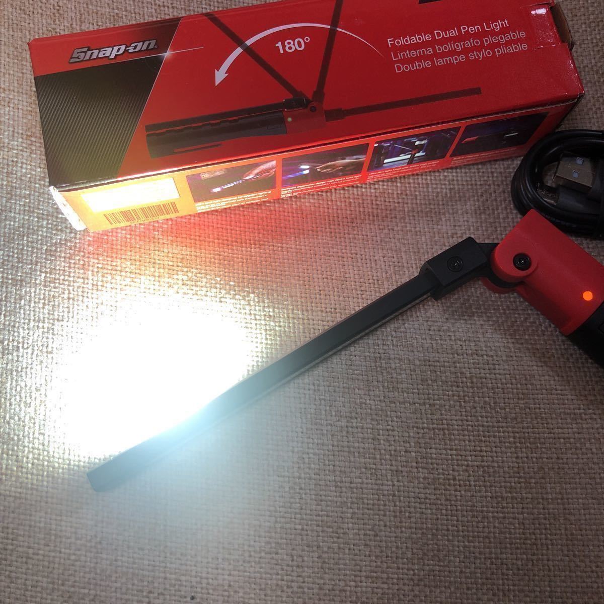 新品 新型 大人気 スナップオン LED作業灯 ECPND032J レッド Snap-on