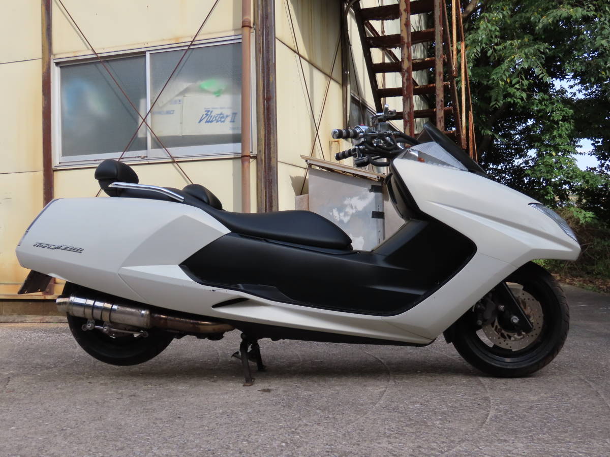 ヤマハ マグザム250 SG17J ホワイト ムサシマフラー付き 業者価格にて 