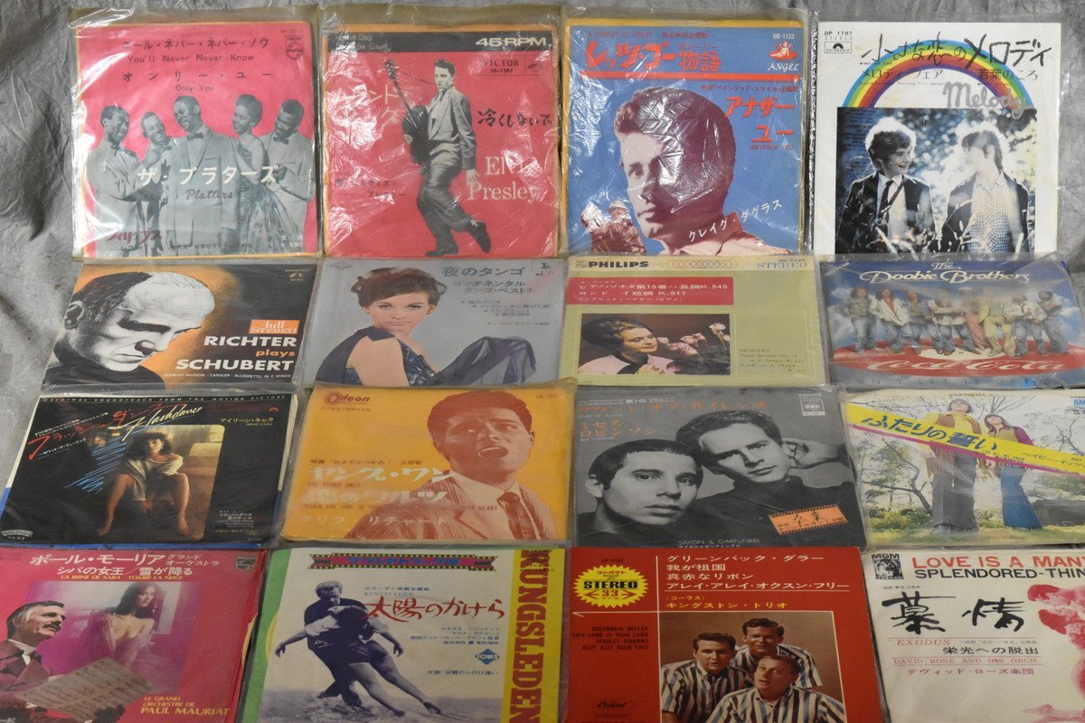 レコードまとめ 7インチシングル EPドーナツ盤 約400枚セット 洋楽